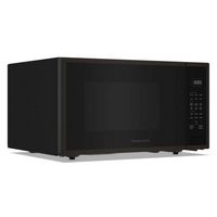 KitchenAid - 1.6 Cu. Ft. Countertop Microwave with Sensor Cooking with Steam Clean - Black Stainl... - Angle