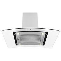 ZLINE - 30 inches - Externally Vented - Island Range Hood - Stainless steel - Angle