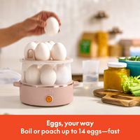 Bella - 14-Count Egg Cooker - Blossom - Angle