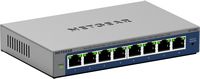 NETGEAR - Plus Series 8-Port Gigabit Ethernet Switch - Gray - Angle