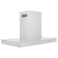 ZLINE - 42 inches - Externally Vented - Island Range Hood - Stainless steel - Angle
