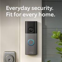 Ring - Battery Doorbell (newest model) Retinal 2K with wide-angle video, up to 6x Zoom, Two-Way T... - Angle