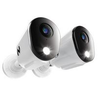 Night Owl - Add_On 2-Camera Deterence 2K Security Camera with 2-Way Audio - White