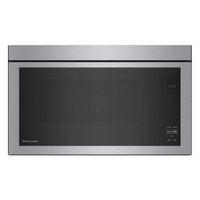 KitchenAid - 1.1 Cu. Ft. Over-the-Range Microwave with Flush Built-in Design and PrintShield Fini...