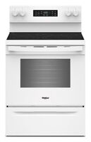 Whirlpool - 5.3 Cu. Ft. Electric Range with Air Cooking Technology - White
