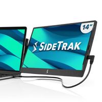 SideTrak - SideTrak&#174; Swivel 14&quot; Attachable Portable Monitor – Black - Black