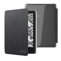 Amazon - Fabric Case with Clear Back for Kindle Paperwhite (2024 Release) and Kindle Colorsoft Si...