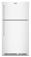 Maytag - 33 in. Wide 21 cu. ft. Top-Freezer Refrigerator with Garage Mode - White