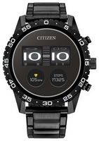 Citizen - CZ Smart 45mm Unisex IP Stainless Steel Sport Smartwatch with IP Stainless Steel Bracel...