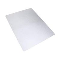 Floortex - Cleartex Rectangular with Fold Polypropylene Chair Mat for Carpets 36 x 48 inches - White