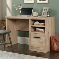 Sauder - Aspen Post Single Ped Desk Pmo - Prime Oak