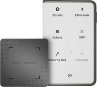 Ledger - Stax Crypto Hardware Wallet with Folio and Recovery Key - Curved E Ink Touch Screen - Bl...