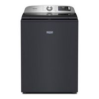 Maytag - 5.2 Cu. Ft. Smart Top Load Washer with Extra Power - Midnight Steel