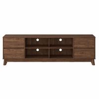 Hollywood Collection TV Stand with Open and Closed Shelves for Most TVs up to 85"