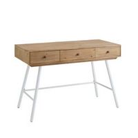 Linon Home Décor - Conners Contemporary 3-Drawer Desk - Natural