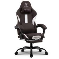 GTPlayer - GT905 Adjustable Gaming Chair with Breathable Fabric - Brown