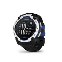 Garmin - Instinct 3 Solar GPS Smartwatch 50 mm Fiber-reinforced Polymer - Whitestone with black/b...