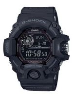 Casio - Men's G-Shock Rangeman Triple-Sensor Atomic Solar 54mm Watch - Black