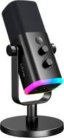 FIFINE - XLR/USB Dynamic Microphone – RGB Lighting, Broadcast-Quality Sound for Streaming & Gaming