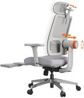 Newtral - Ergonomic High Back Mesh Office Chair - Gray