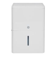 GE - 25-Pint Portable Dehumidifier with Smart Dry - White