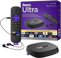 Roku - Ultra 2022 | 4K/HDR/Dolby Vision Streaming Device and Voice Remote Pro with Rechargeable B...