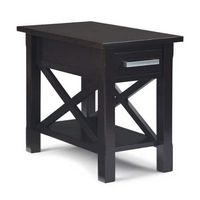 Simpli Home - Kitchener Narrow Side Table - Hickory Brown