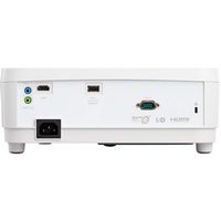 ViewSonic - LS500WH 800p 2000 ANSI Lumens DLP Projector - White - Back View