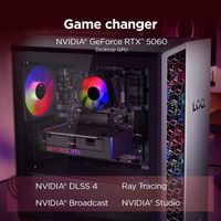 Lenovo - LOQ Tower Gaming Desktop - AMD Ryzen 7 8745HX - 16GB RAM - NVIDIA GeForce RTX 5060 - 1TB... - Back View