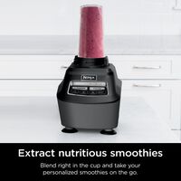 Ninja - Mega Kitchen System 72-Oz. Blender - Black - Back View