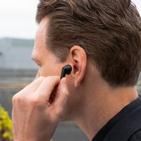 JLab - Jbuds Pods ANC True Wireless Earbuds - Black - Back View