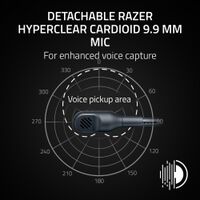 Razer - BlackShark V3 X Hyperspeed Wireless Over-the-Ear Gaming Headset for Xbox, PC, Mac, Playst... - Back View