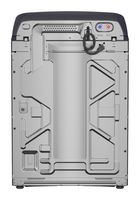 Maytag - 5.3 Cu. Ft. Smart Top Load Impeller Washer with Extra Power - Midnight Steel - Back View