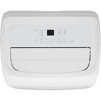 LG - 450 Sq. Ft. 10,200 BTU Smart Portable Air Conditioner 12,000 BTU Heater - White - Back View