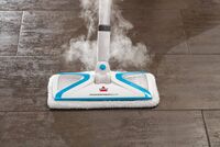 BISSELL - PowerFresh Slim 3-in-1 Sanitizing Steam Cleaner Mop - White - Back View