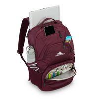High Sierra - BTS 2020 Swoop SG Backpack - Maroon - Back View