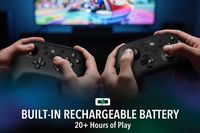 NEXT - Wireless Rechargeable Pro Controller for Switch 2 & Switch - Midnight - Back View