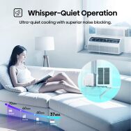 Hisense - 12,000 BTU UltraSlim Window Air Conditioner with Inverter Technology & Easy Installatio... - Back View