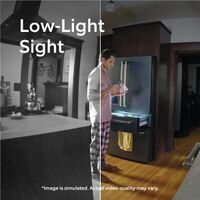 Ring - Indoor Cam Plus, Plug-In, Retinal 2K for enhanced video quality, 4x Zoom, Low-Light Sight ... - Back View