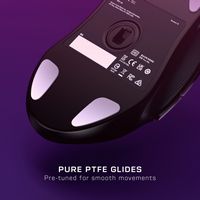 Turtle Beach - Pure SEL Ultra-Light Wired Ergonomic RGB Gaming Mouse with 8K DPI Optical Sensor &... - Back View