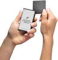 Ledger - Stax Crypto Hardware Wallet with Folio and Recovery Key - Curved E Ink Touch Screen - Bl... - Back View