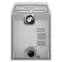 Whirlpool - 7.0 Cu. Ft. Gas Dryer with AutoSensing and Wrinkle Shield option - White - Back View