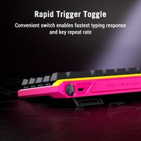 ASUS - ROG Falchion Ace 65% Wired Gaming Keyboard with ROG HFX Magnetic Switches and Rapid Trigge... - Back View