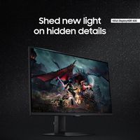 Samsung - 27” Odyssey G50D QHD IPS 180Hz 1ms AMD FreeSync and G-Sync Compatible Gaming Monitor wi... - Back View