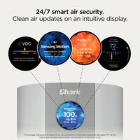 Shark - BreatheClear MAX by NeverChange Air Purifier - Dove - Back View