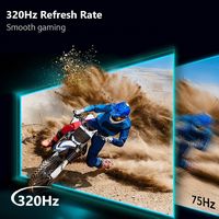 Acer - Nitro 27” IPS WQHD 320Hz 0.5ms FreeSync Premium IPS Gaming Monitor with HDR (Display Port,... - Back View