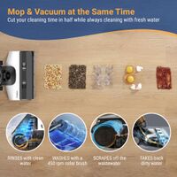 Tineco - FloorWasher Pet5 Cordless Wet Dry Vacuum Cleaner & Mop, Self-Cleaning, Anti-Tangle Brush... - Back View