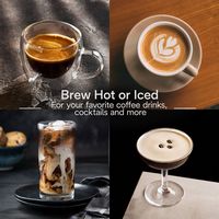 De'Longhi - EVO Next Espresso Machine - Stainless Steel - Back View