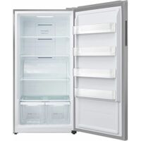 Frigidaire - 18 Cu. Ft. Garage Ready Upright Convertible Freezer / Refrigerator - Fingerprint-Res... - Back View