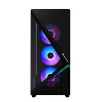 iBUYPOWER - Slate Gaming Desktop PC - AMD Ryzen 7 8700F, AMD Radeon RX 9060XT 8GB, 32GB DDR5 RGB,... - Back View